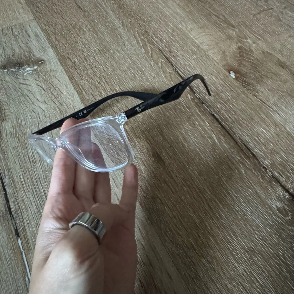 Ray Ban‎ Eyeglasses RX7047 5943 Transparent, Size 56-17-145